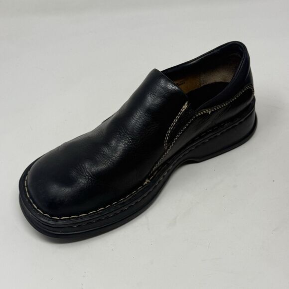 Born Mayflower Loafer Womens 7.5 Black Leather Slip On Casual Comfort Shoes - Picture 9 of 16